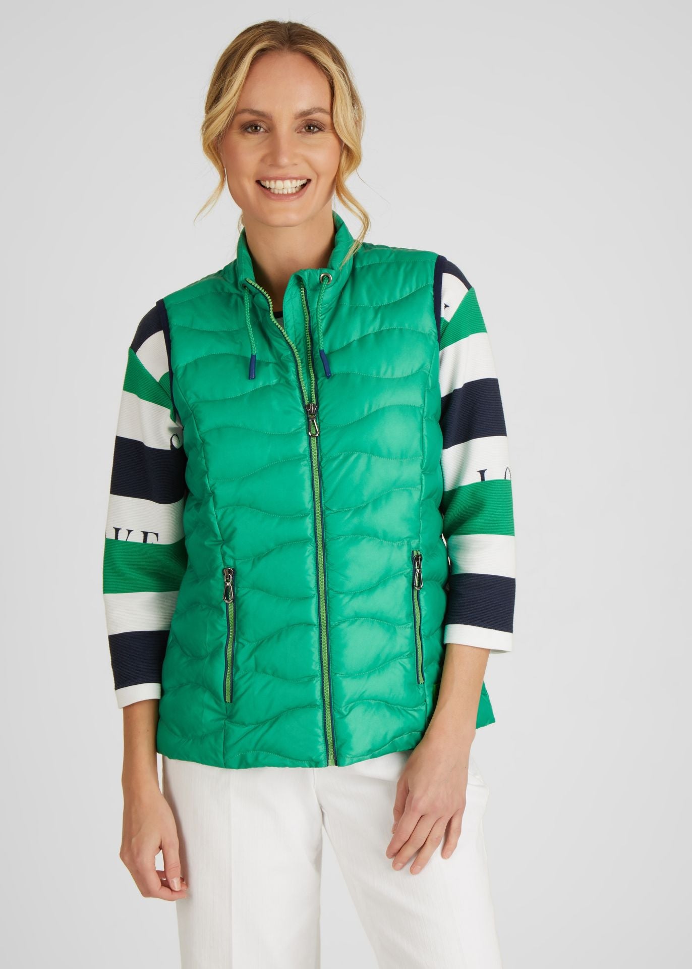 121870- Green Gilet- Rabe