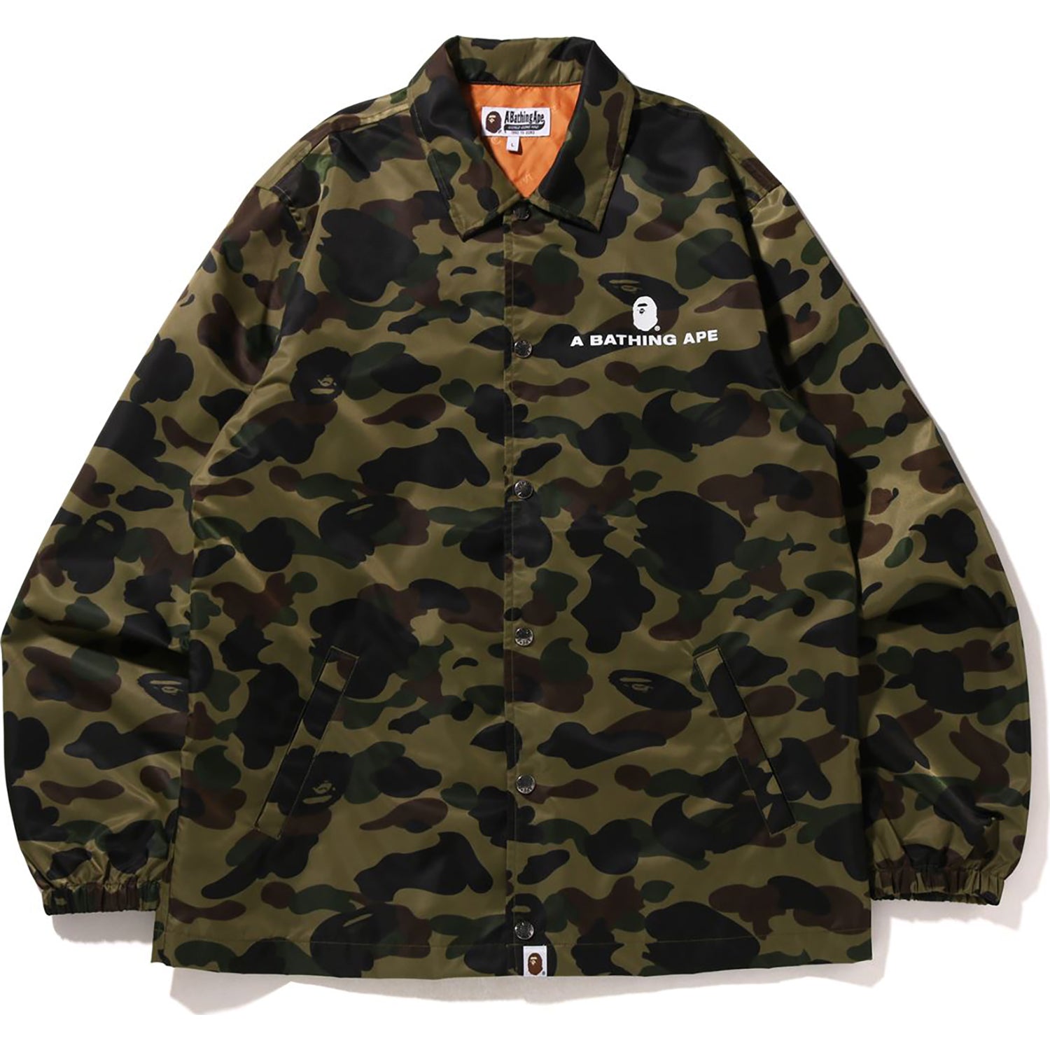 1ST CAMO NYLON TWILL COACH JACKET MENS