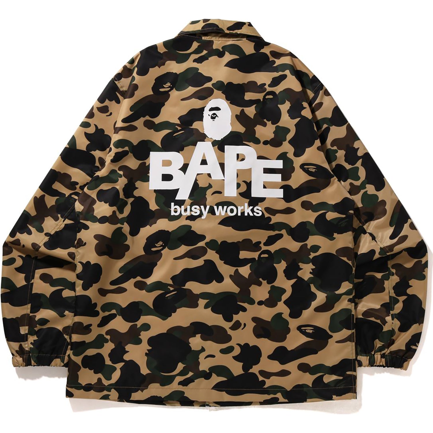 1ST CAMO NYLON TWILL COACH JACKET MENS