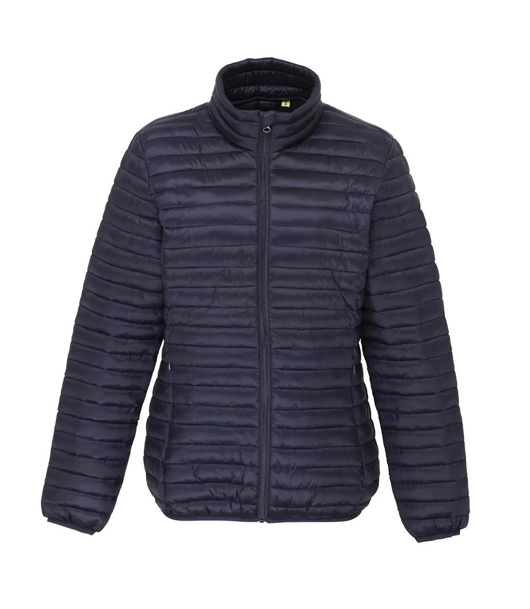 2786 Womens/Ladies Tribe Hooded Fineline Padded Jacket (Navy) - UTRW3847