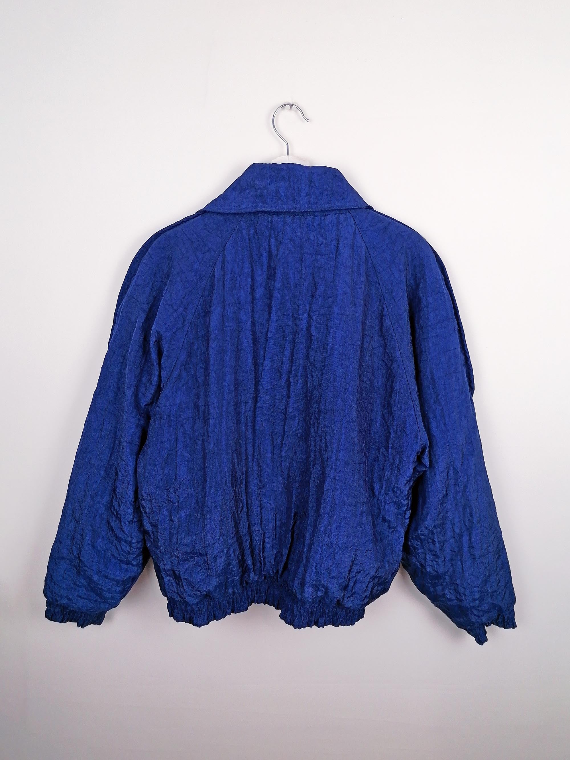 80's Oversized Puffy Jacket Electric Blue - size M