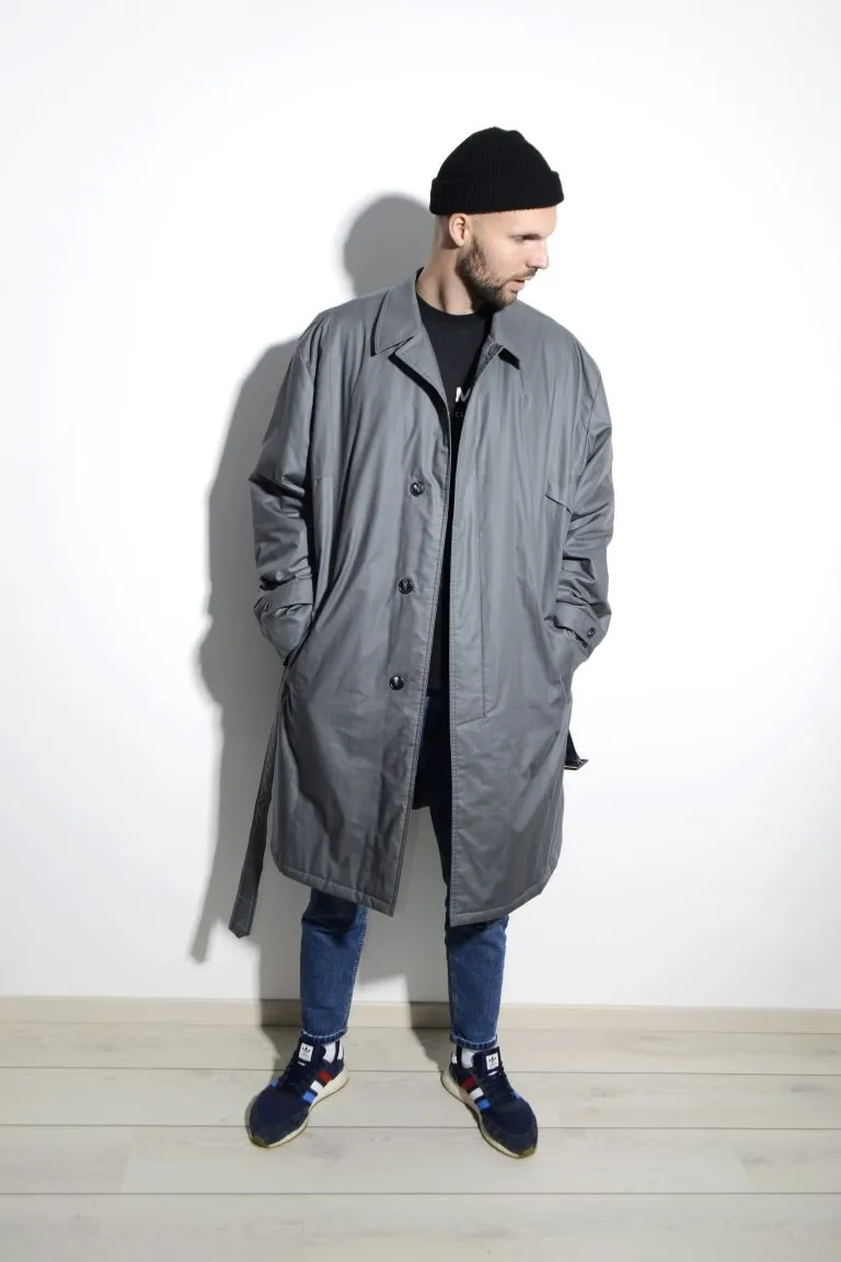 80s retro detective trench coat men’s