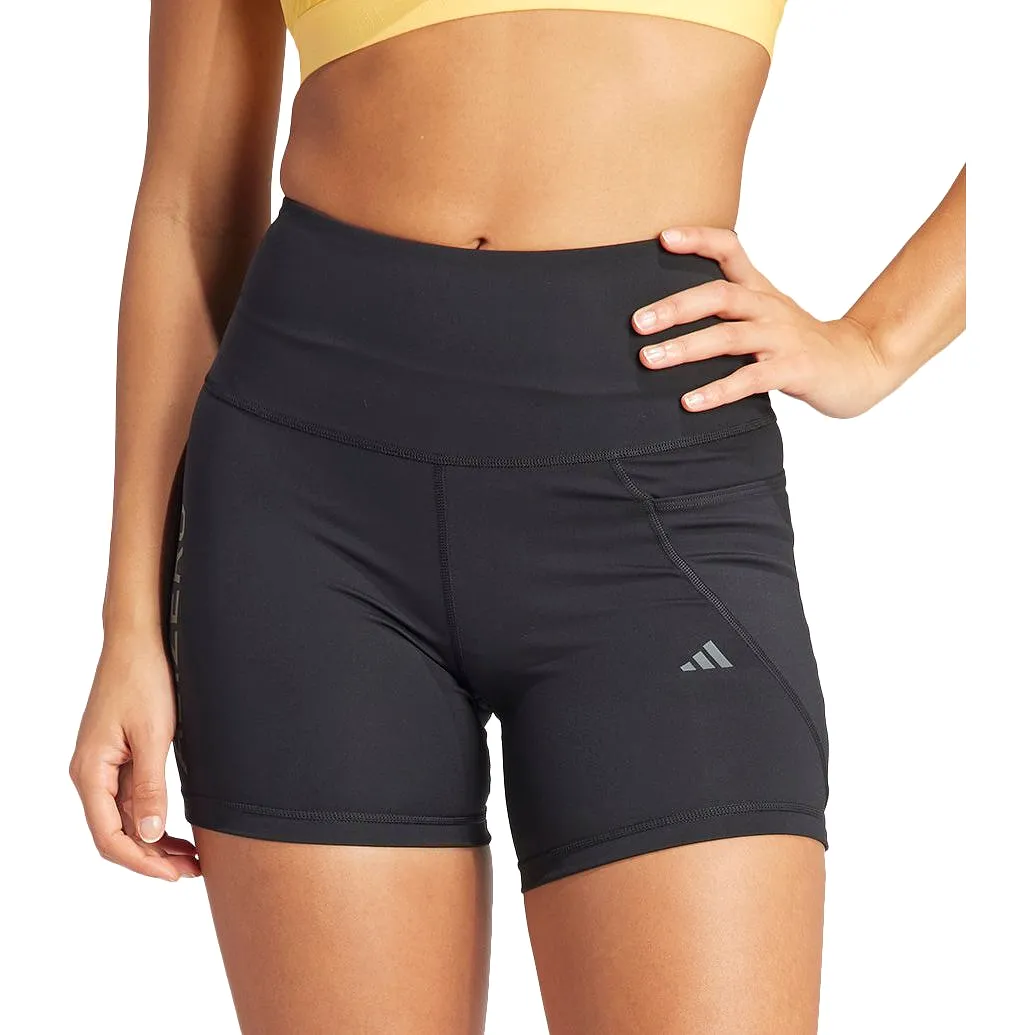 adidas Adizero Lite Womens Short Running Tights - Black