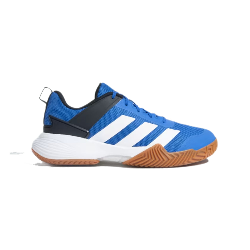 Adidas Men's IND Top V2 Badminton Shoe (Blue/White/Black)