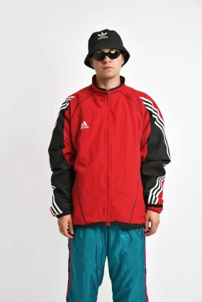 ADIDAS windbreaker jacket red