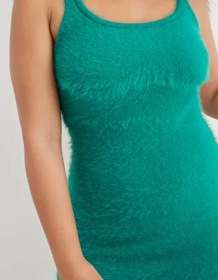 Aerie Fuzzy Sweater Dress-