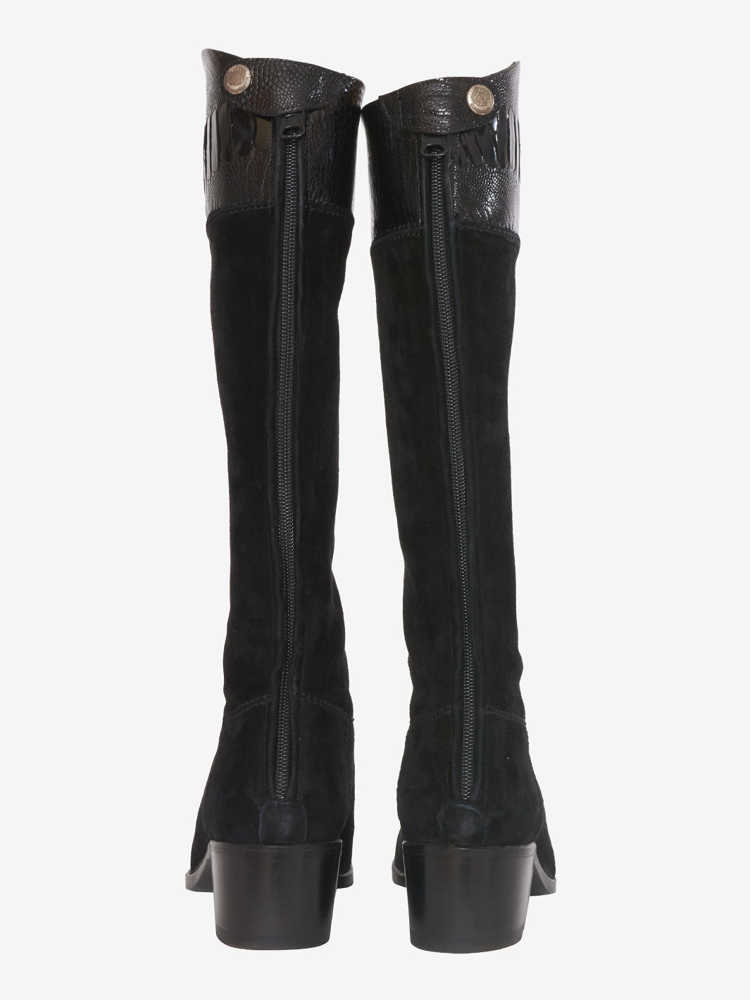 Alberto Fasciani Black Leather Boots