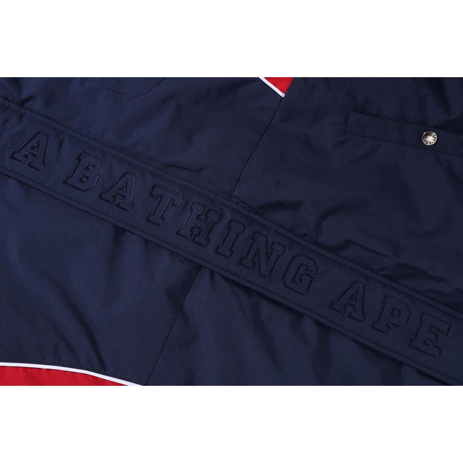 BAPE FOOTBALL JACKET MENS