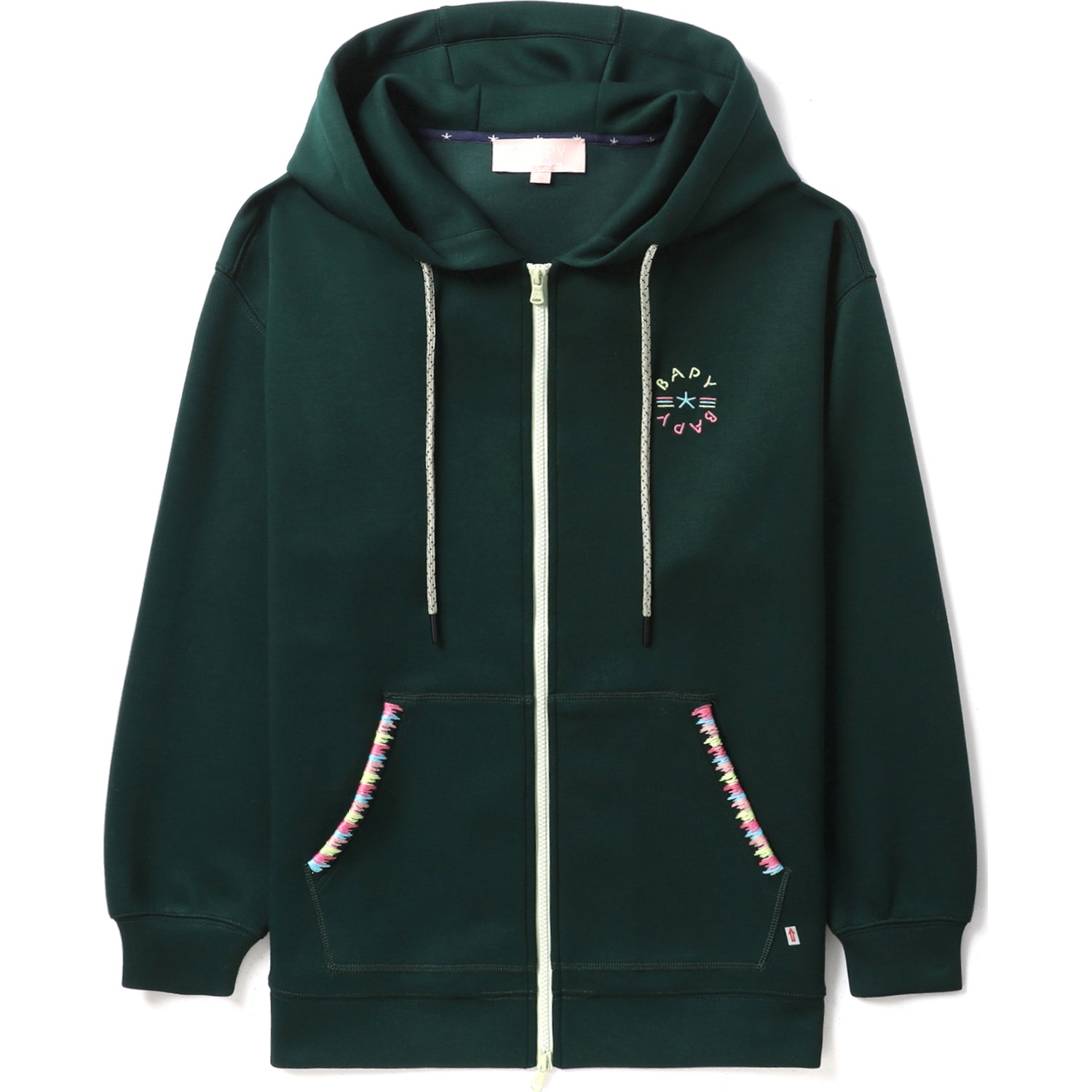 BAPY ZIP UP HOODIE LADIES