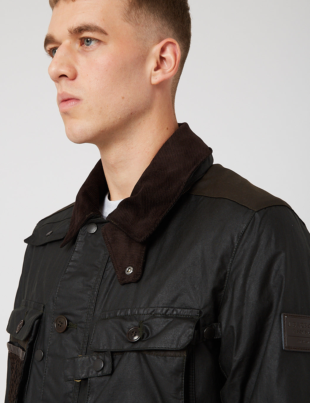 Barbour Supa-Fission Wax Jacket - Sage Green