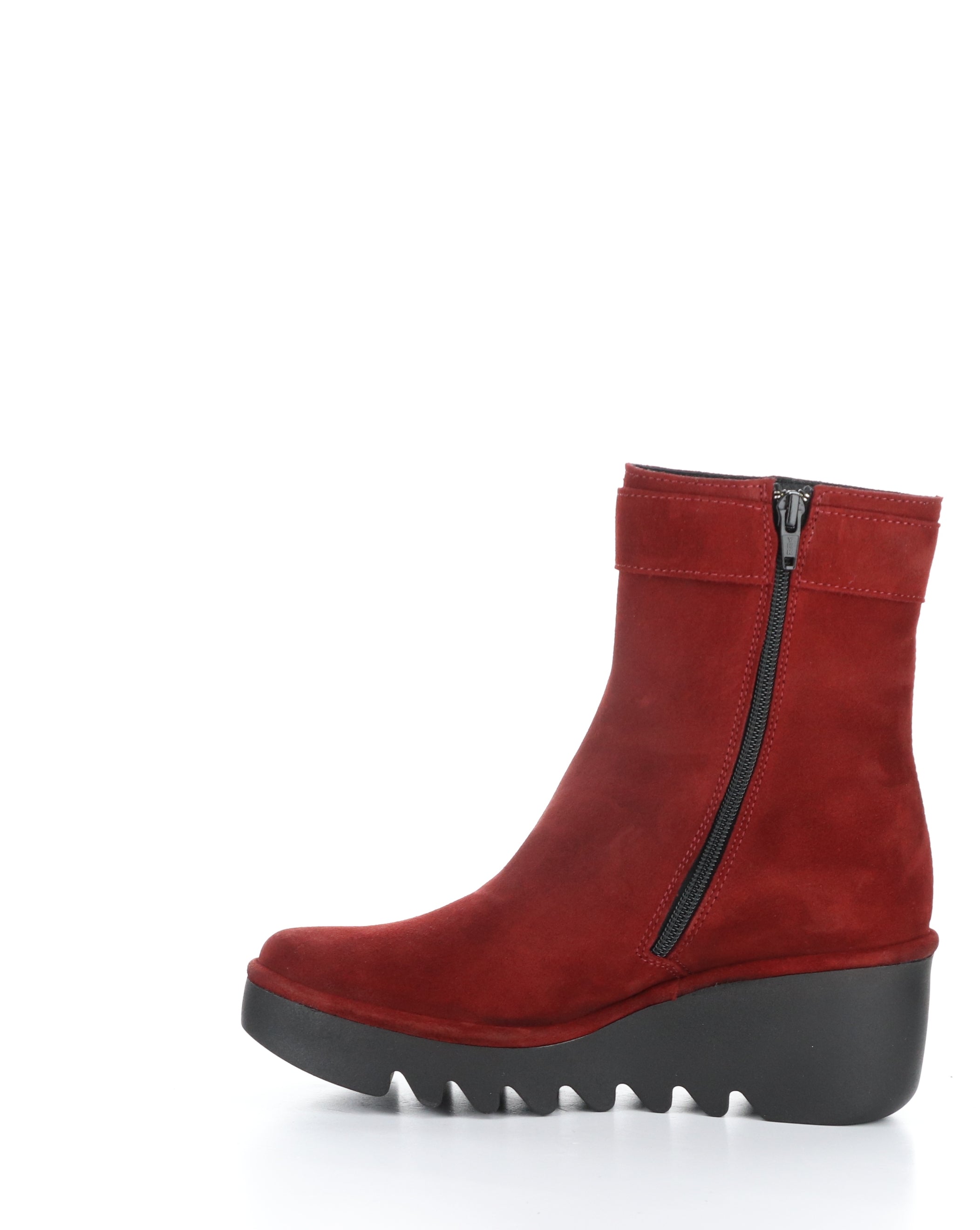 BEPP396FLY 013 RED Round Toe Boots