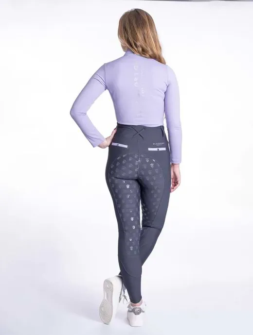 Blackfort Equestrian Training Tights 3.0 Grey/Lavender