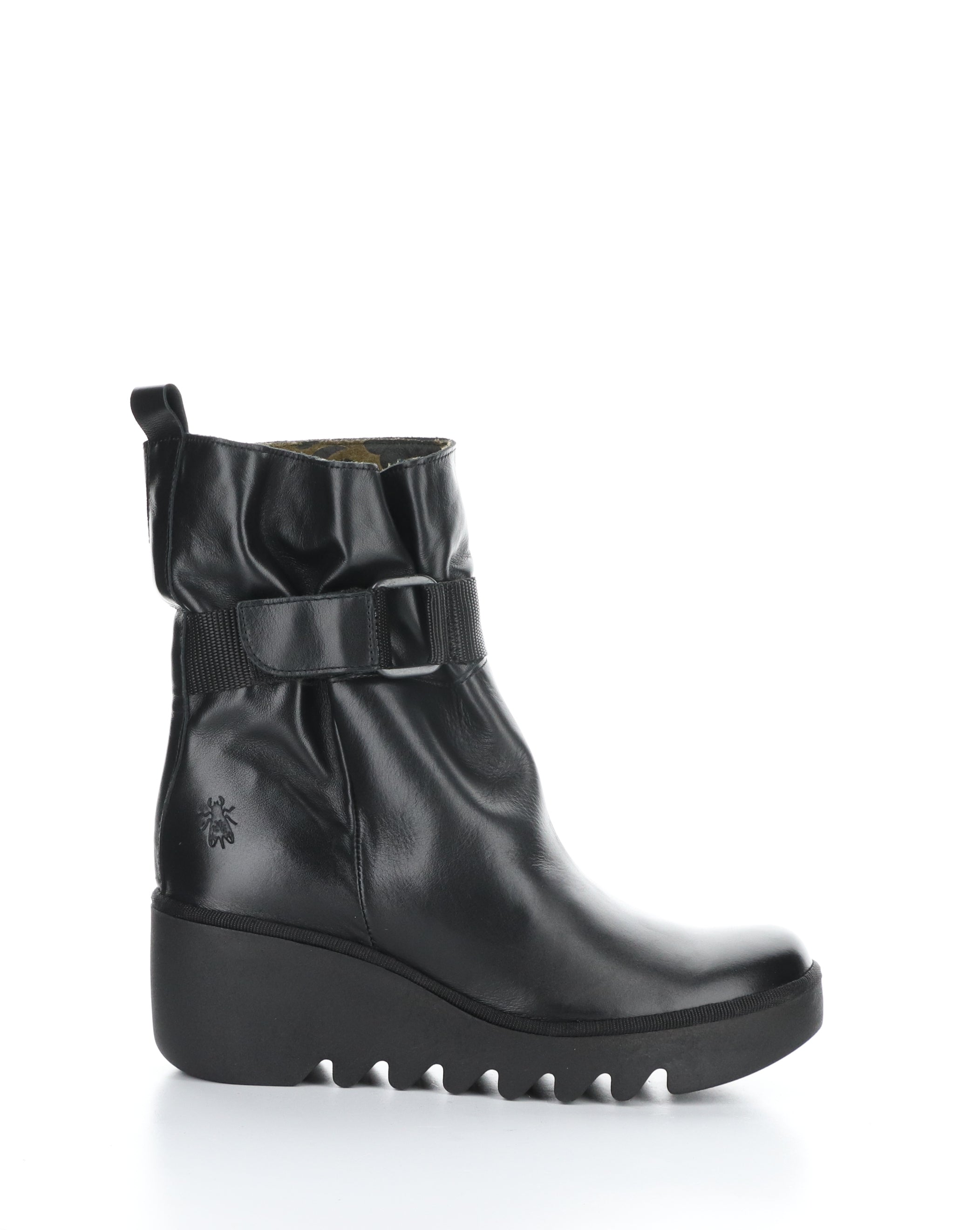 BLIT453FLY 000 BLACK Round Toe Boots