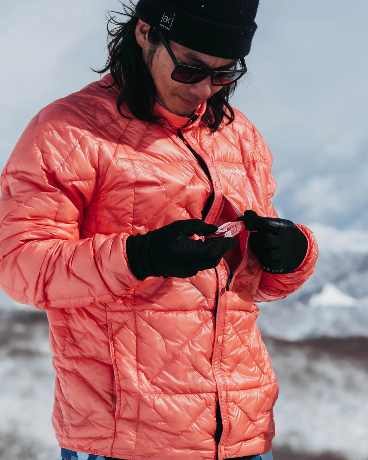 Burton Men's [ak] Baker Ultralight Down Jacket - Reef Pink