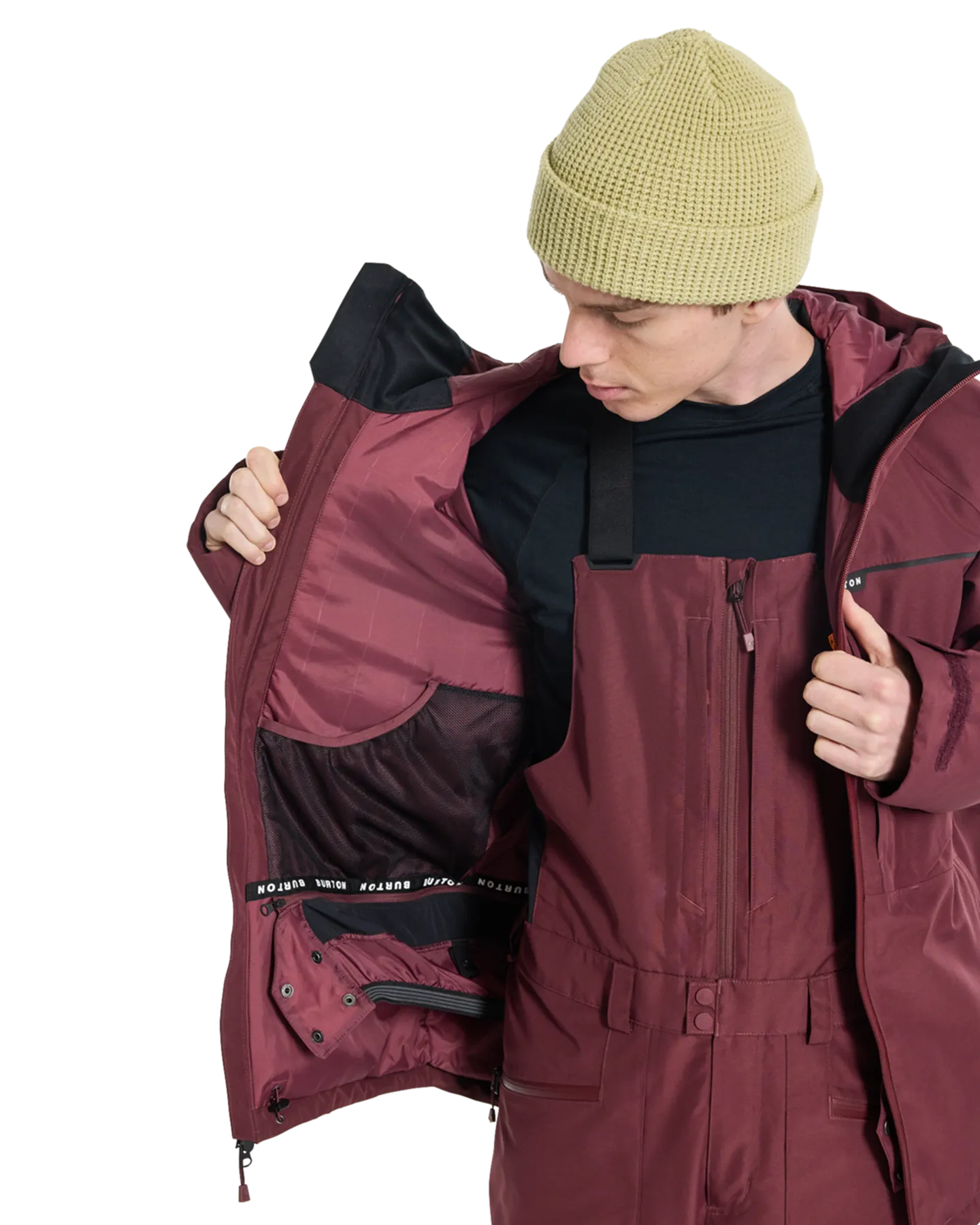 Burton Men's Pillowline GoreTex 2L Snow Jacket - Almandine