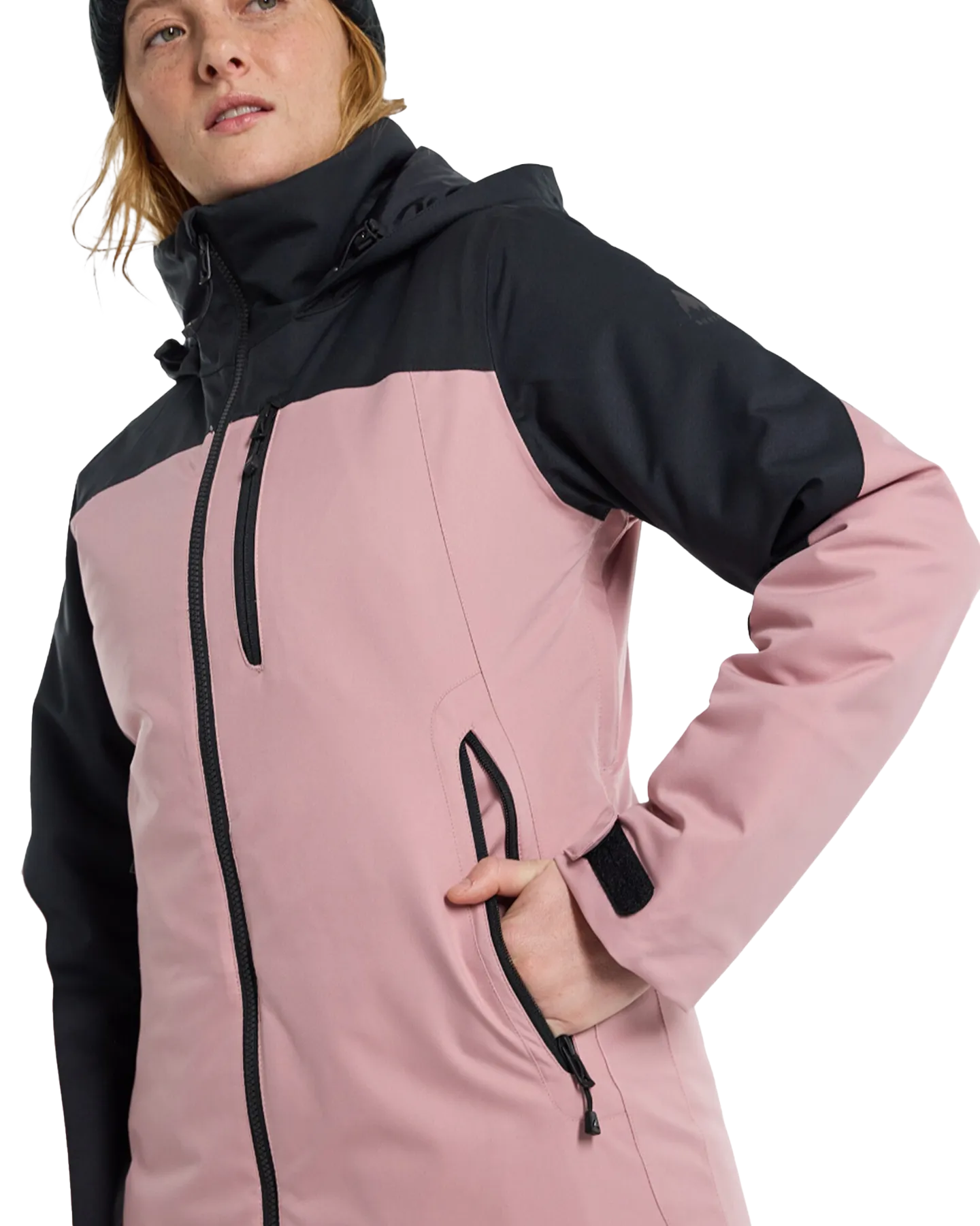 Burton Women's Lelah 2L Snow Jacket - True Black/Powder Blush