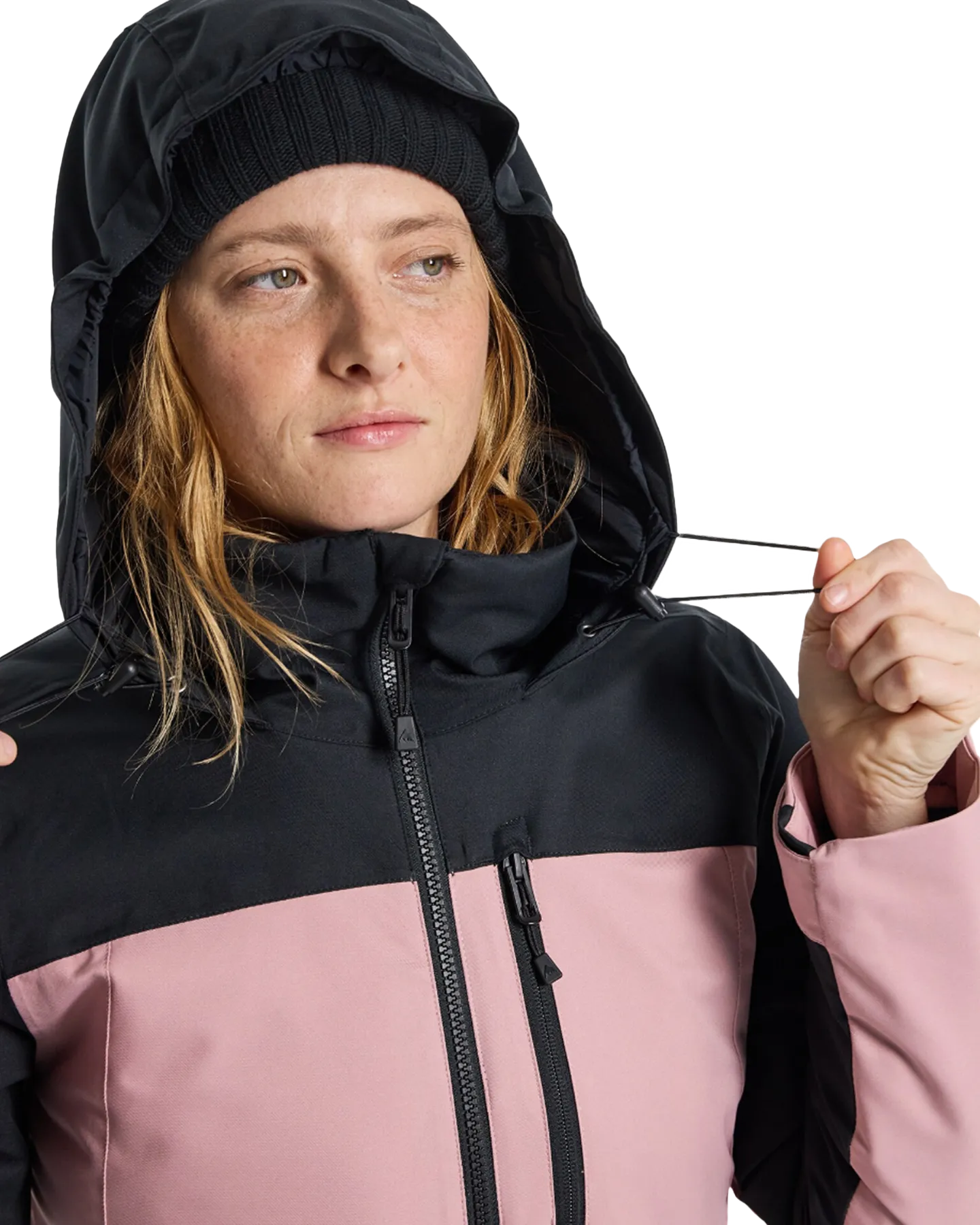 Burton Women's Lelah 2L Snow Jacket - True Black/Powder Blush