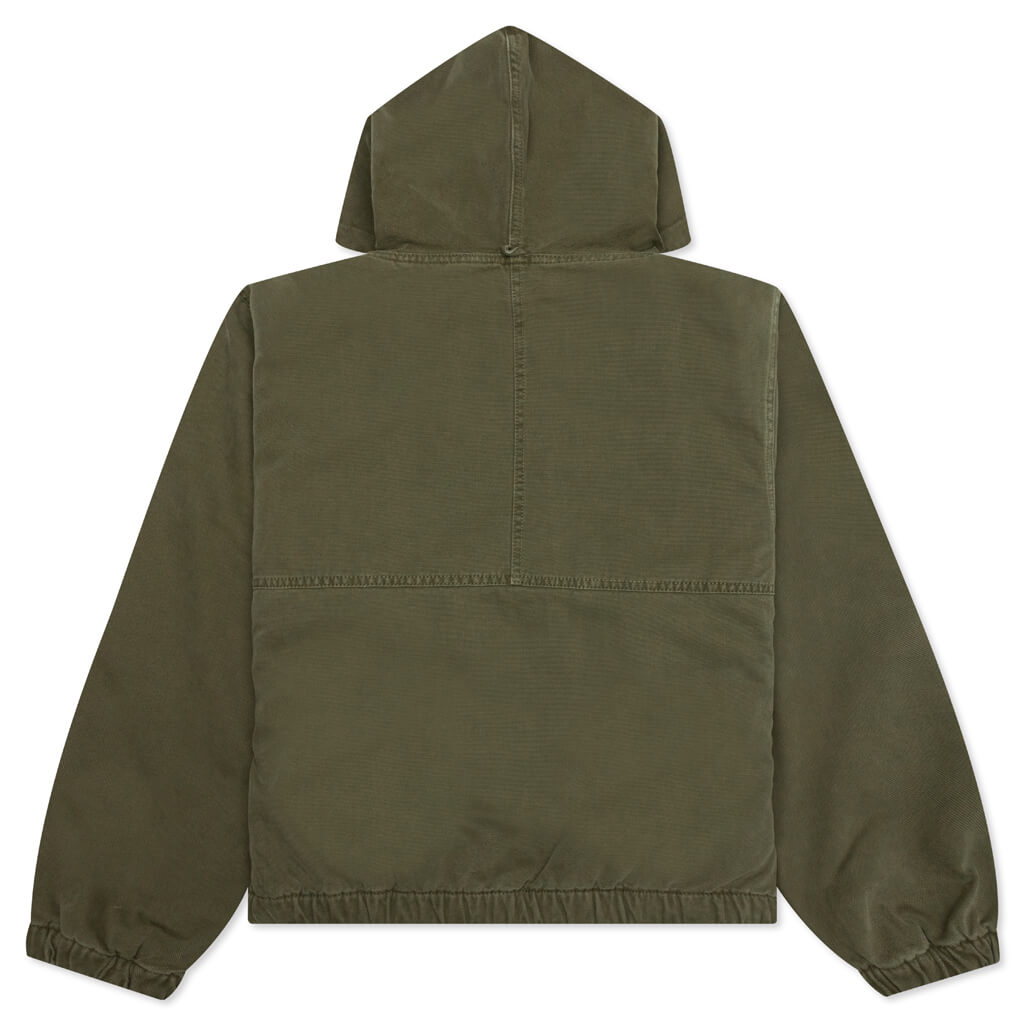 Canvas Insulated Work Jacket - Olive Drab