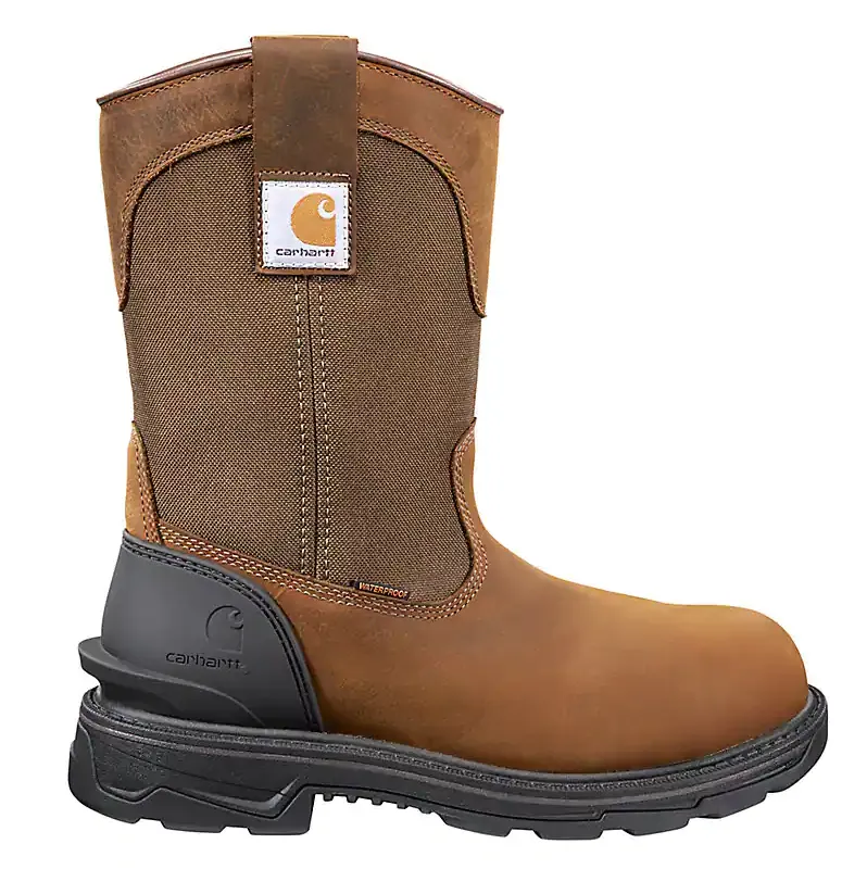 Carhartt IRONWOOD WATERPROOF 11 SOFT TOE WELLINGTON 11M Bison Brown Oil Tan