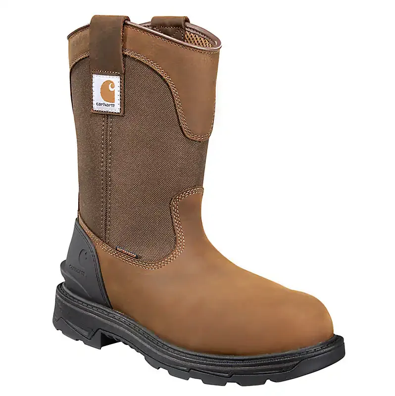 Carhartt IRONWOOD WATERPROOF 11 SOFT TOE WELLINGTON 11M Bison Brown Oil Tan