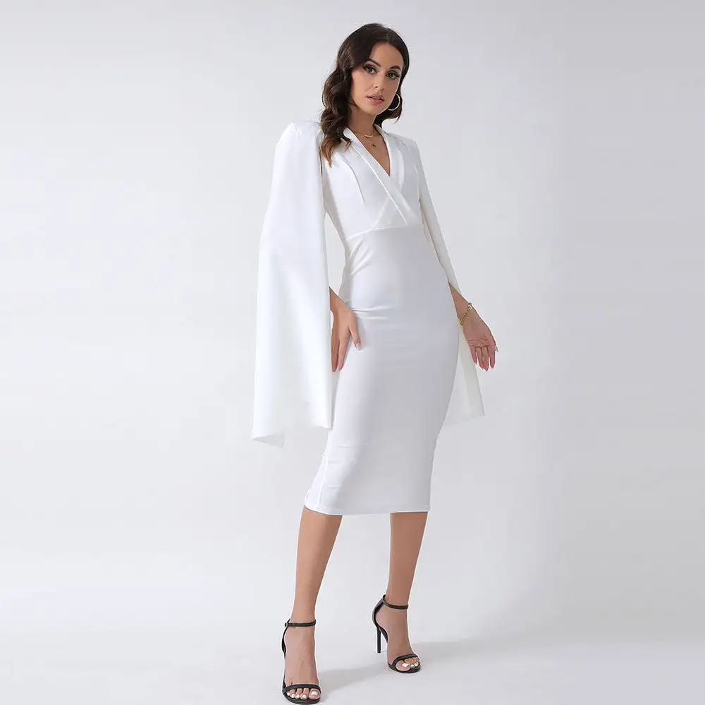 Ceres Curtain Sleeve Dress