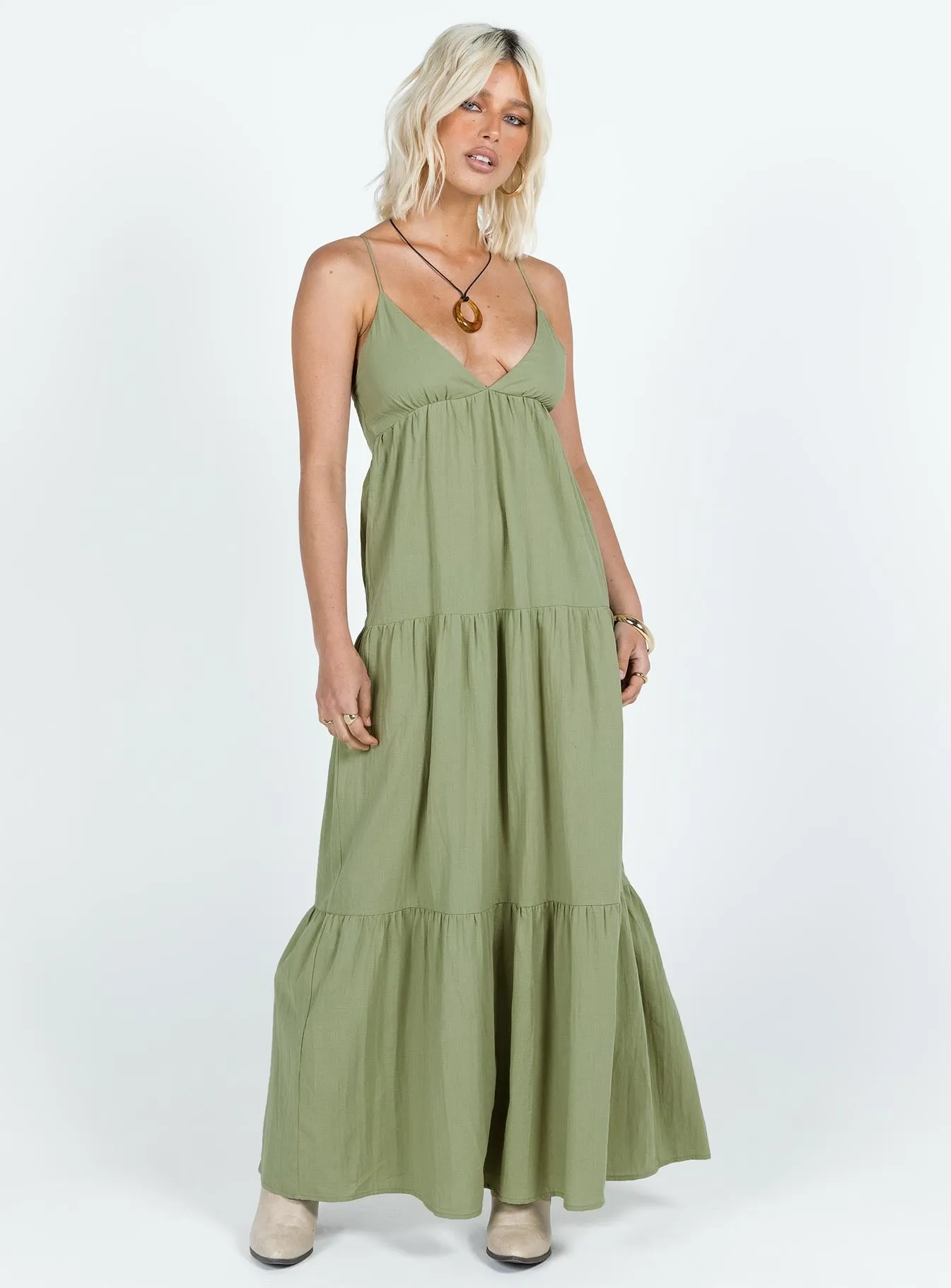 Chelsea Maxi Dress Sage Green