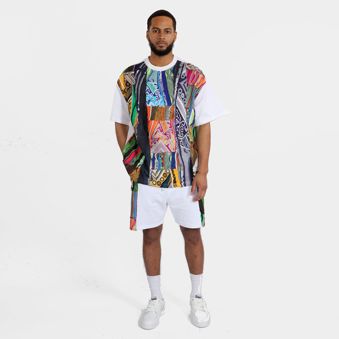 COOGI Key Largo Sweater-Pieced Tee