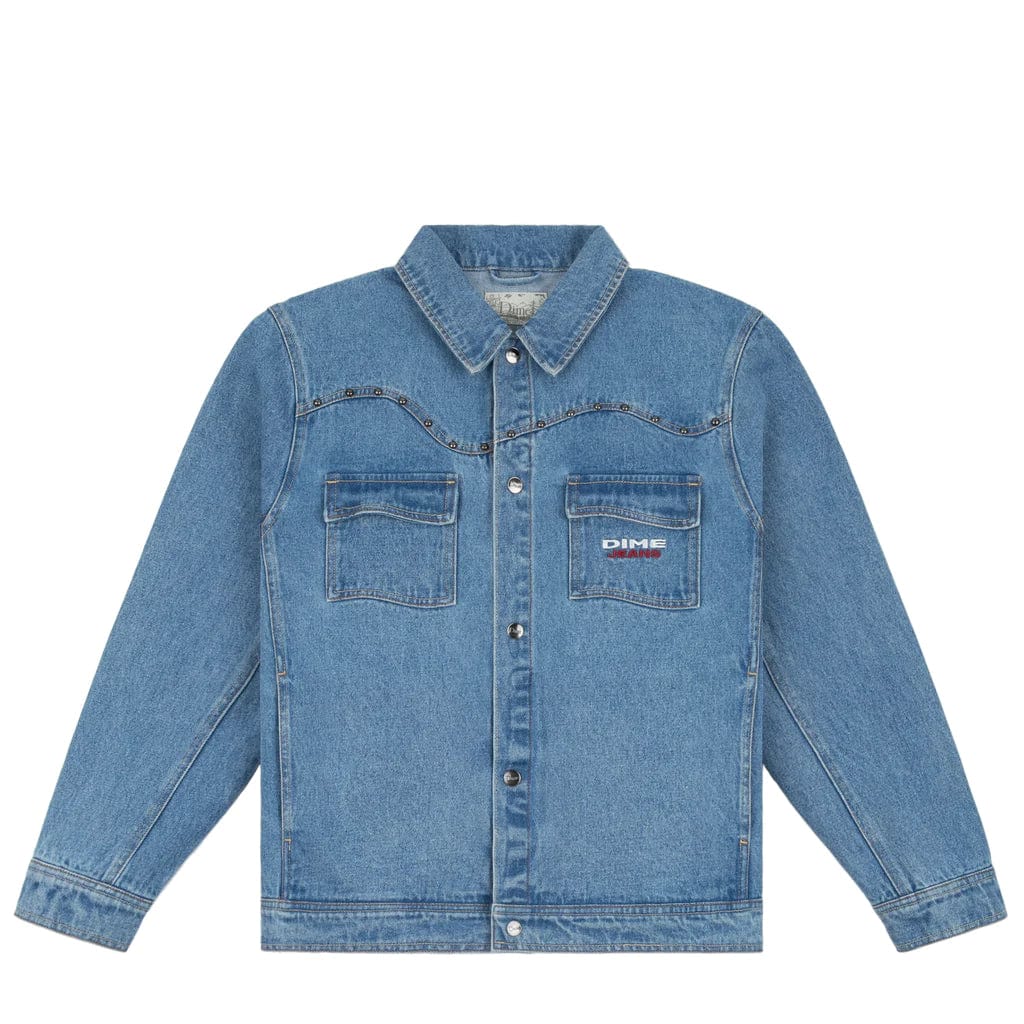 Dime MTL Denim Western Jacket Light Blue Washed