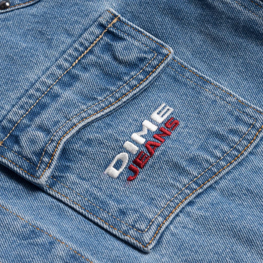 Dime MTL Denim Western Jacket Light Blue Washed