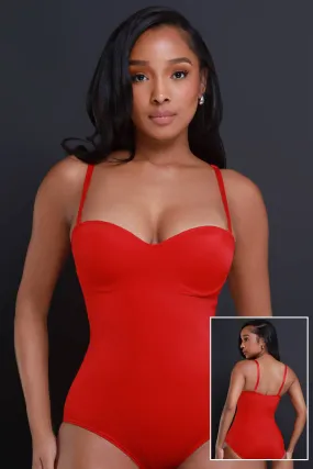 Doctored Form Shapewear Bodysuit - Red No. 124