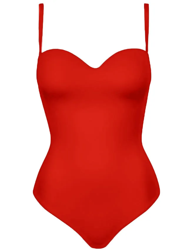 Doctored Form Shapewear Bodysuit - Red No. 124