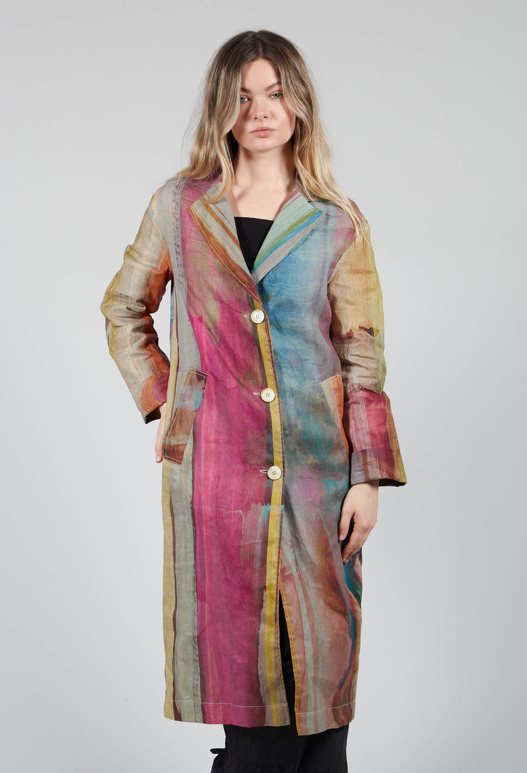 Fame Coat In Aquarrell