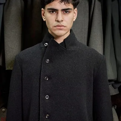 Frank Leder Wool Jacket Black