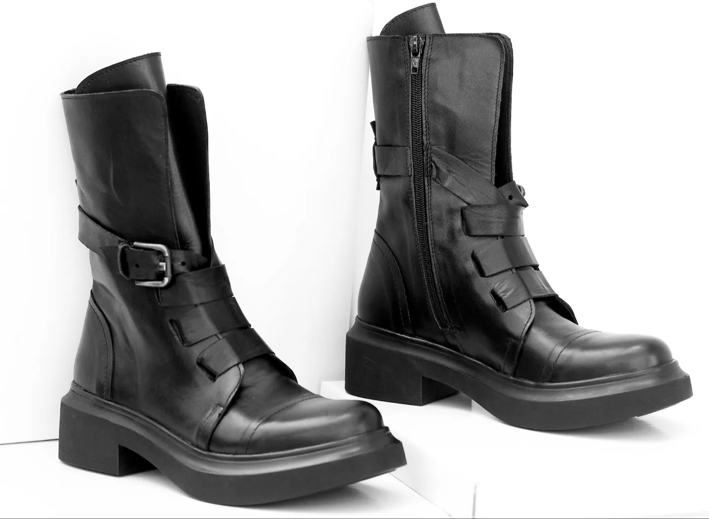 Genuine leather boots, women genuine leather boots