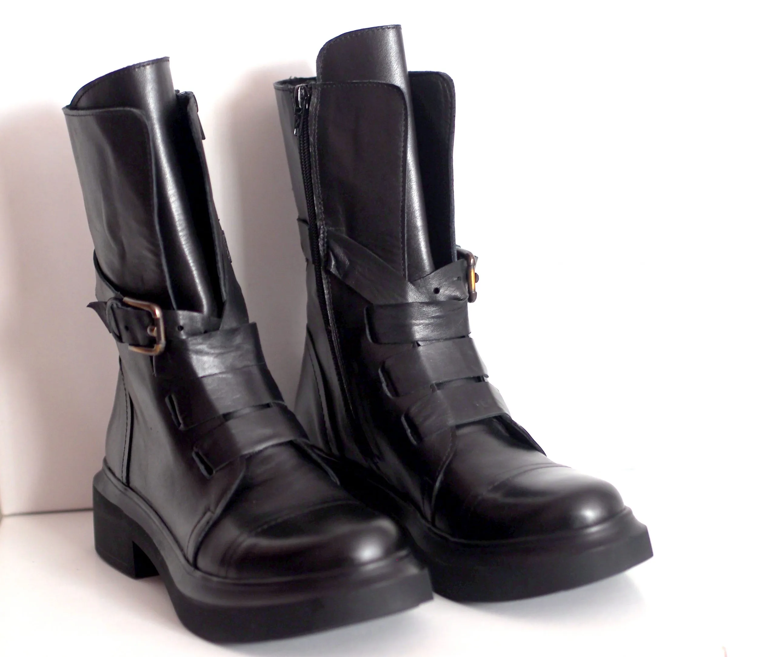 Genuine leather boots, women genuine leather boots