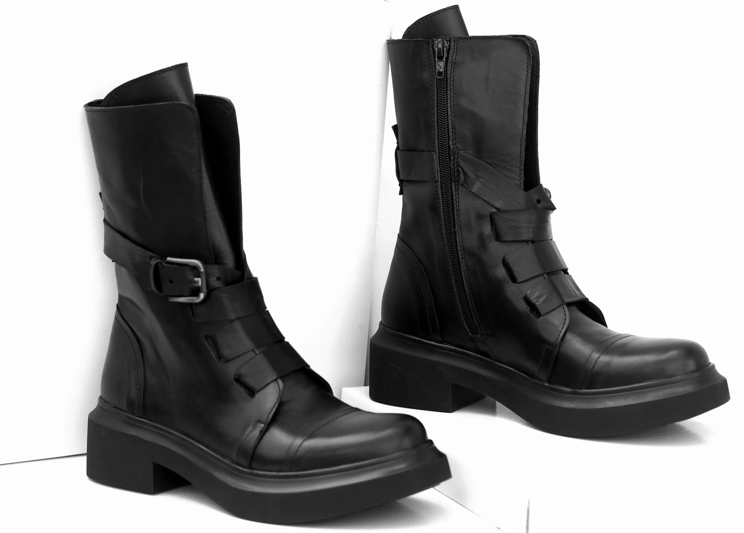 Genuine leather boots, women genuine leather boots