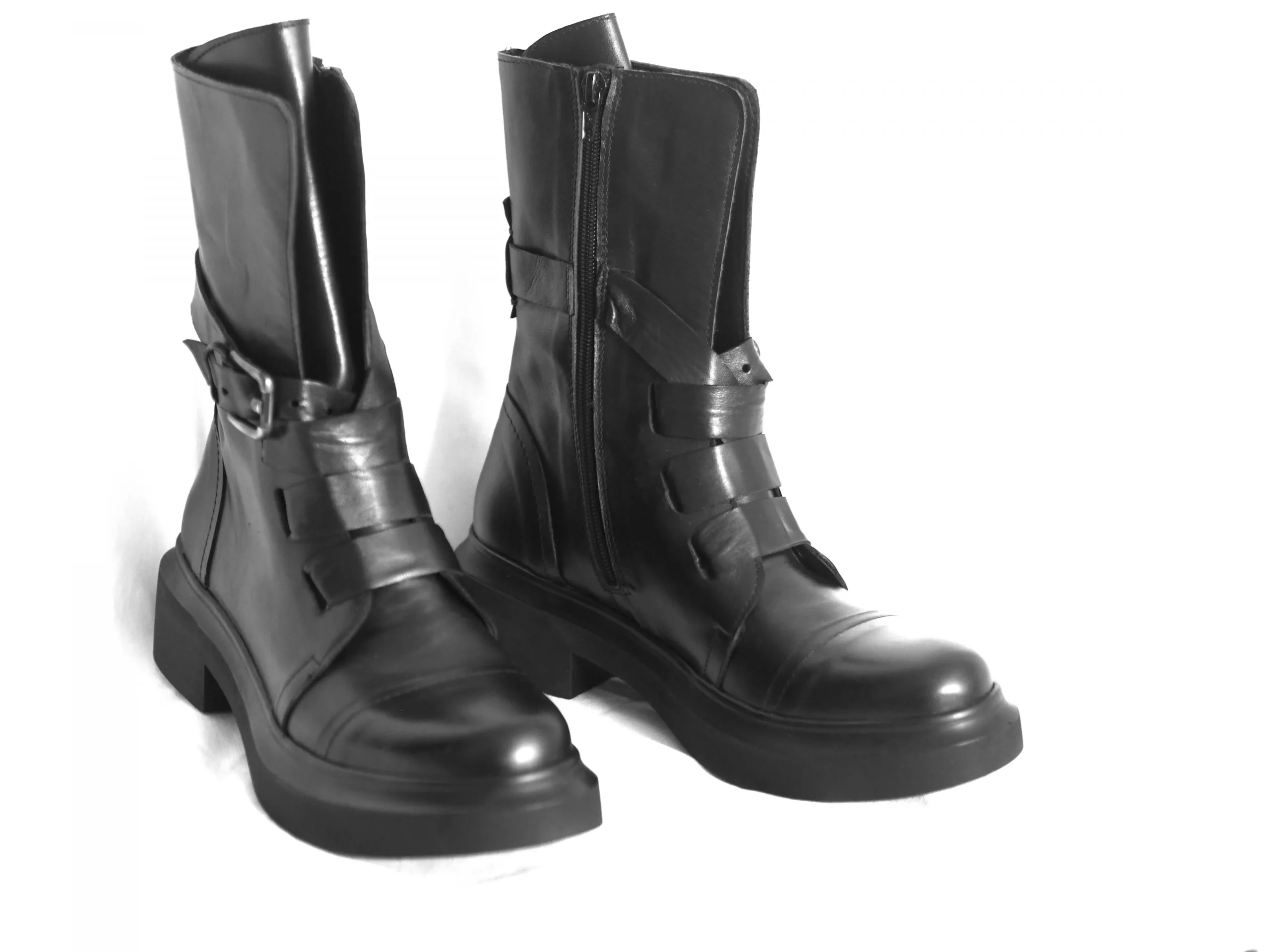 Genuine leather boots, women genuine leather boots