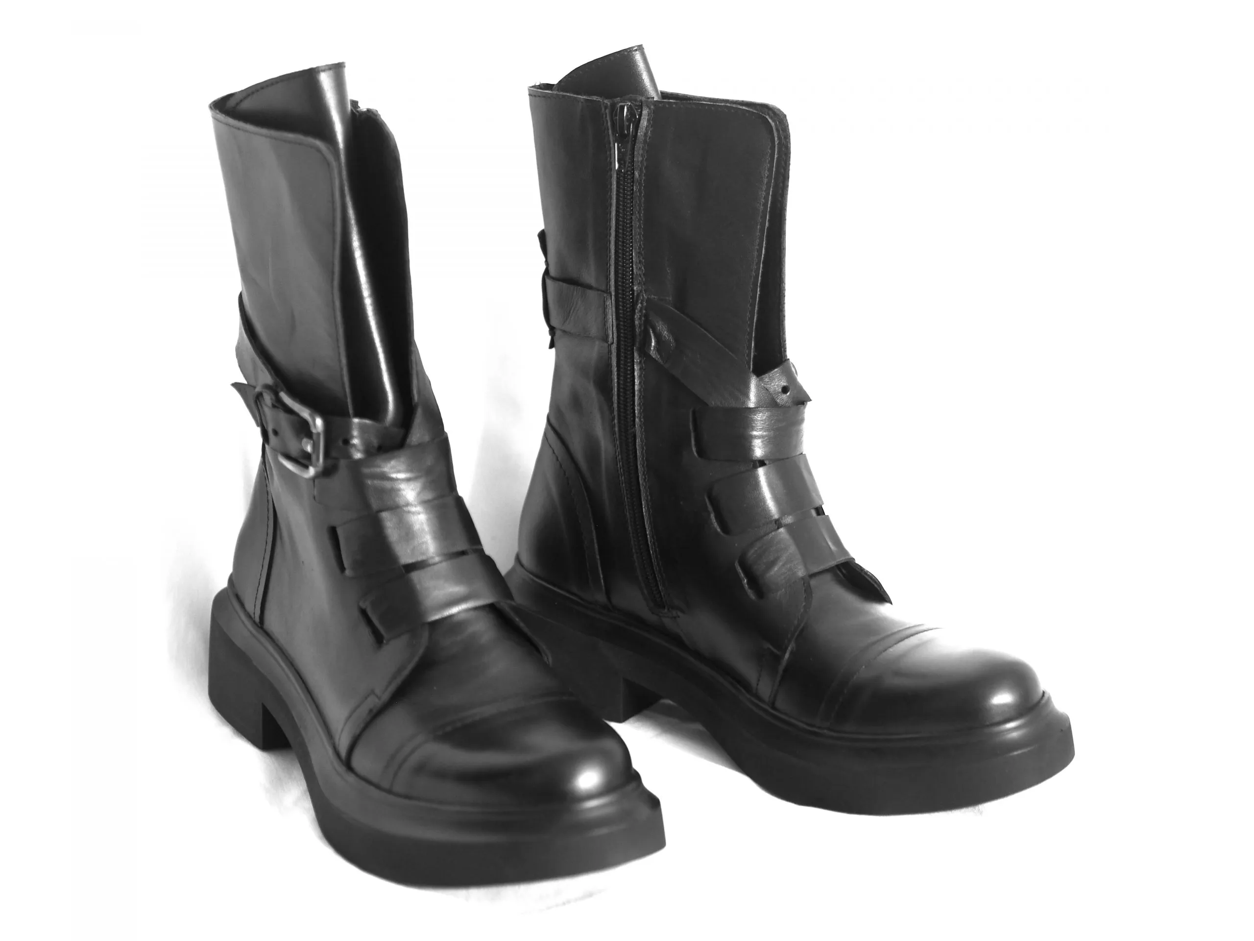 Genuine leather boots, women genuine leather boots