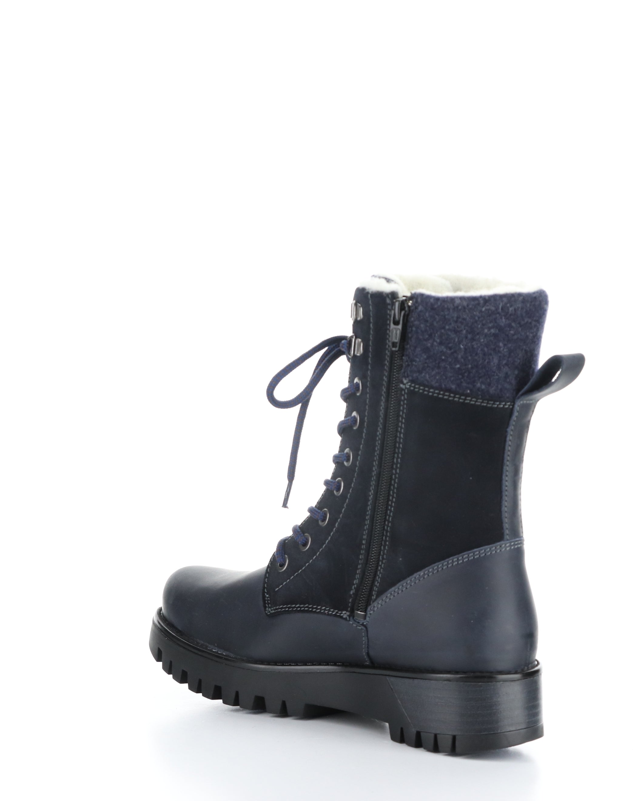 GENUS PRIMA NAVY Round Toe Boots