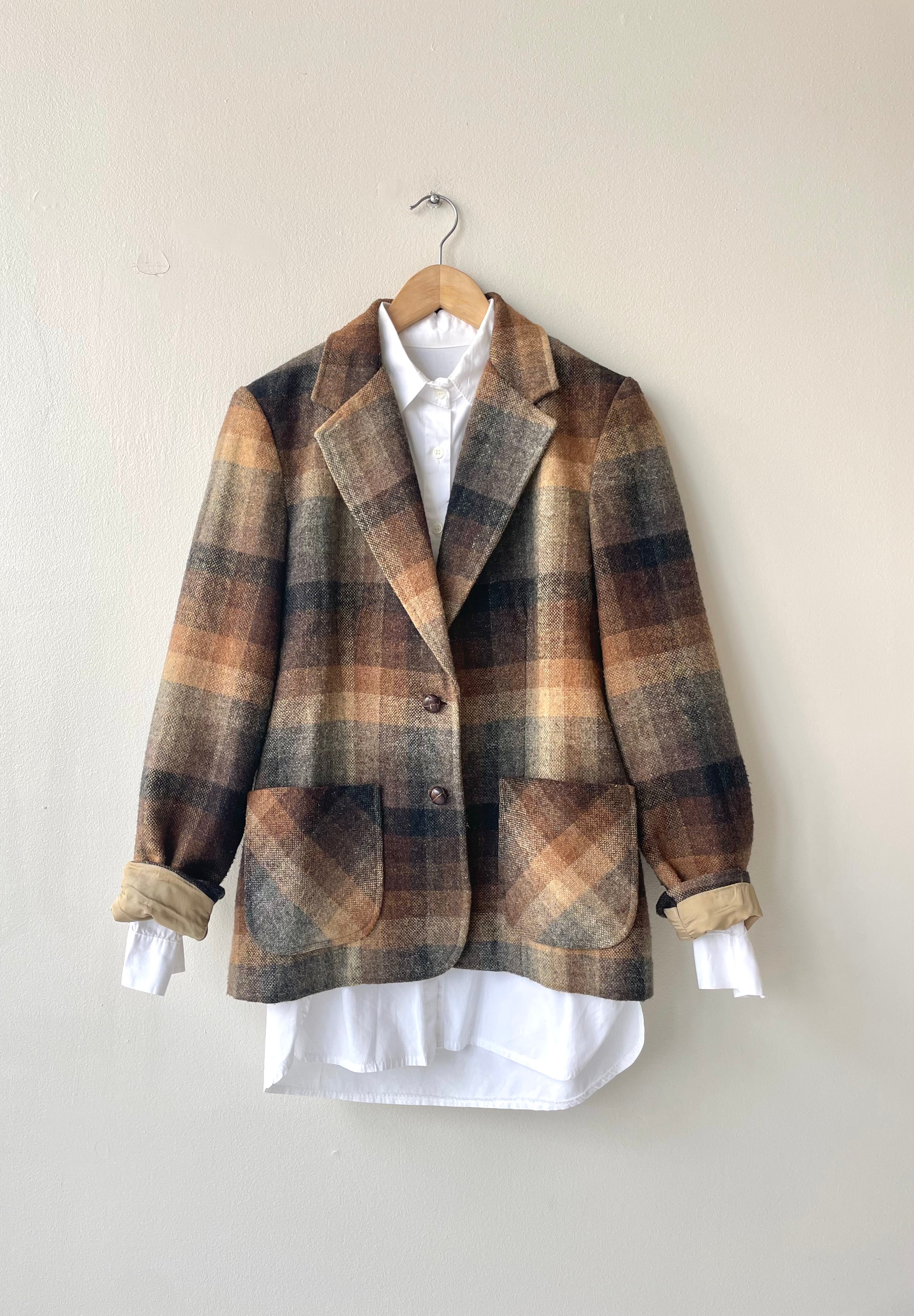 Gradient Plaid Jacket | 1970s