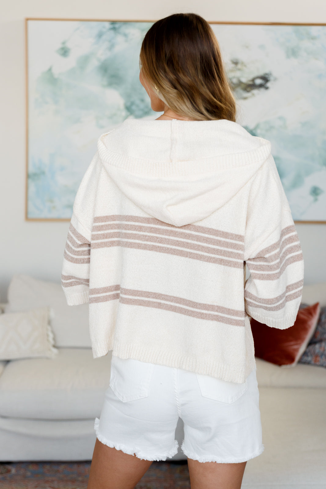 Hadleigh Striped Hoodie