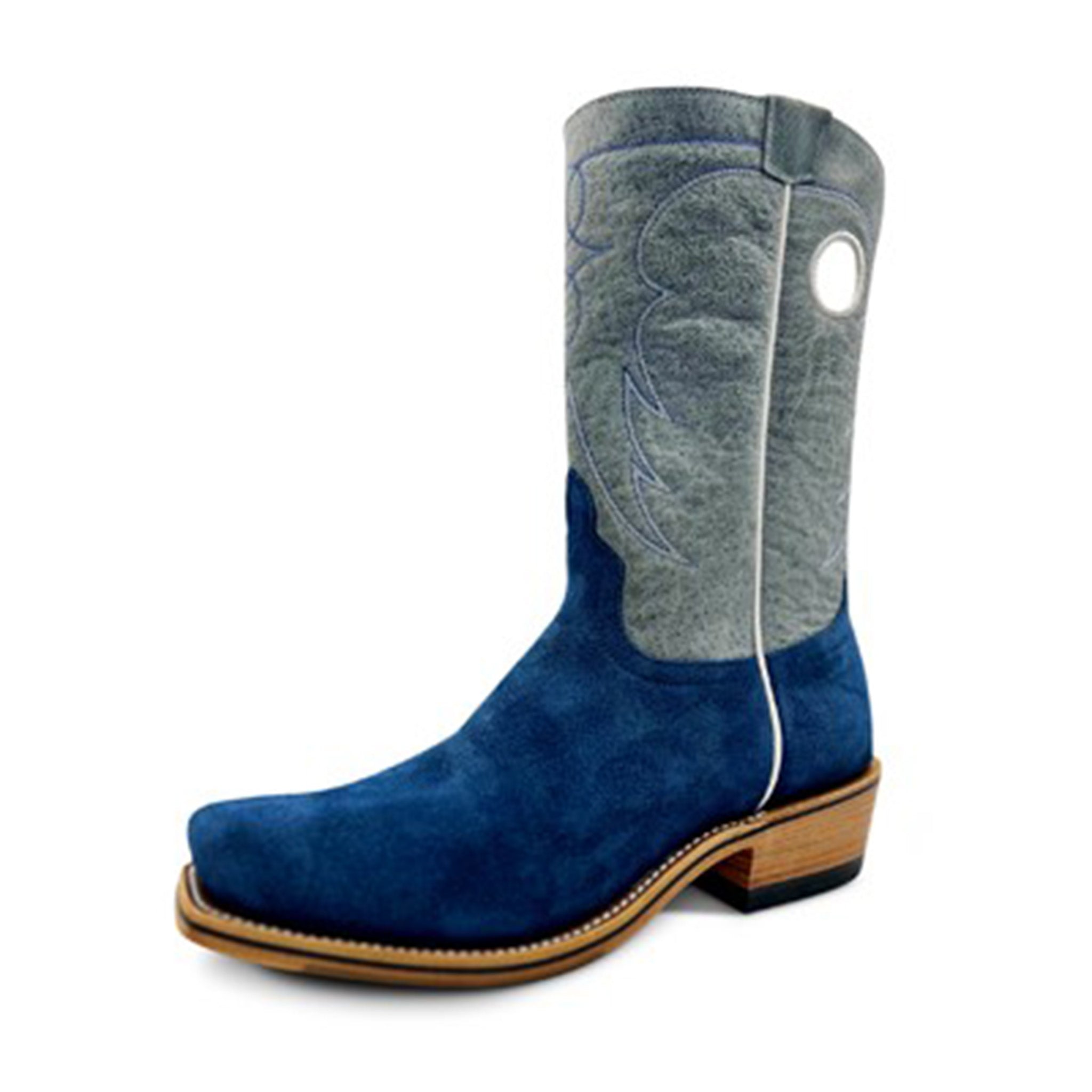 Horse Power Men's Top Hand Blue/Grey Boots