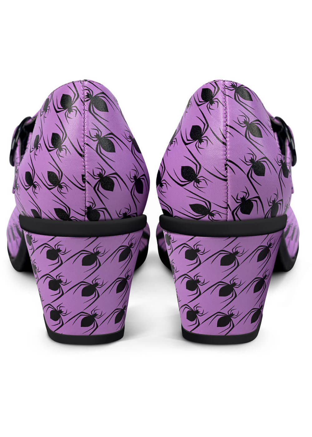 Hot Chocolate Design Spider Tooth Pumps Purple