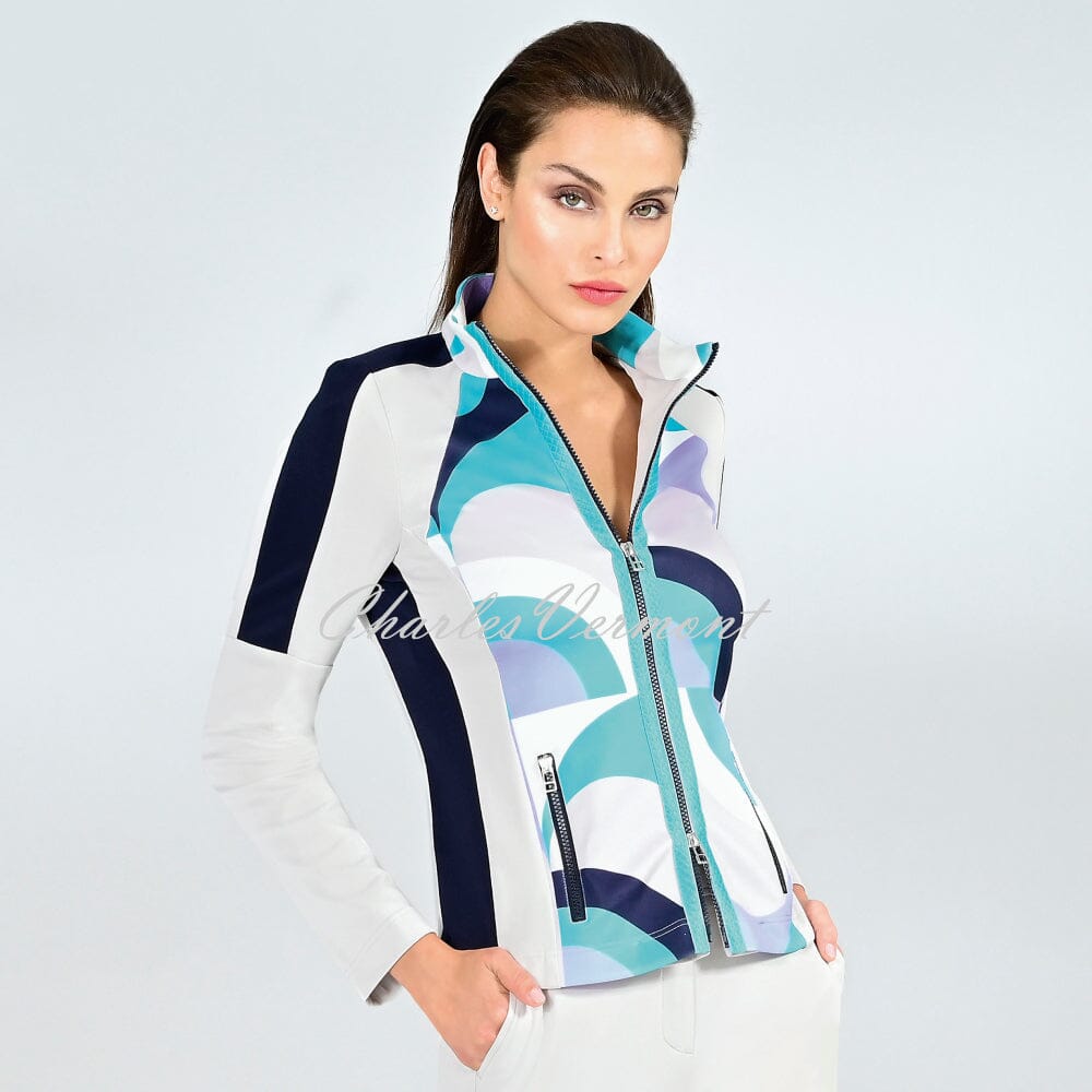 I'cona Printed Zip Jacket - Style 67264-60220-76