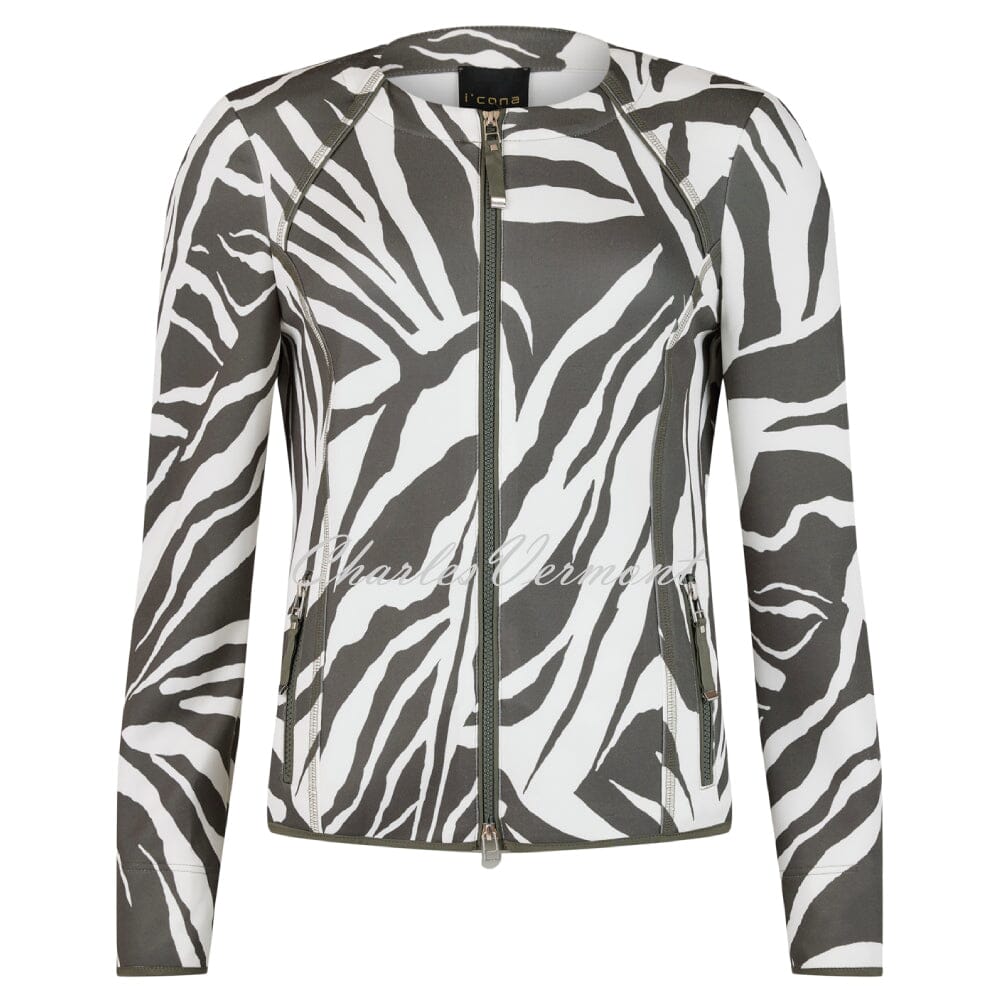 I'cona Zebra Print Jacket - Style 67118-60171-880