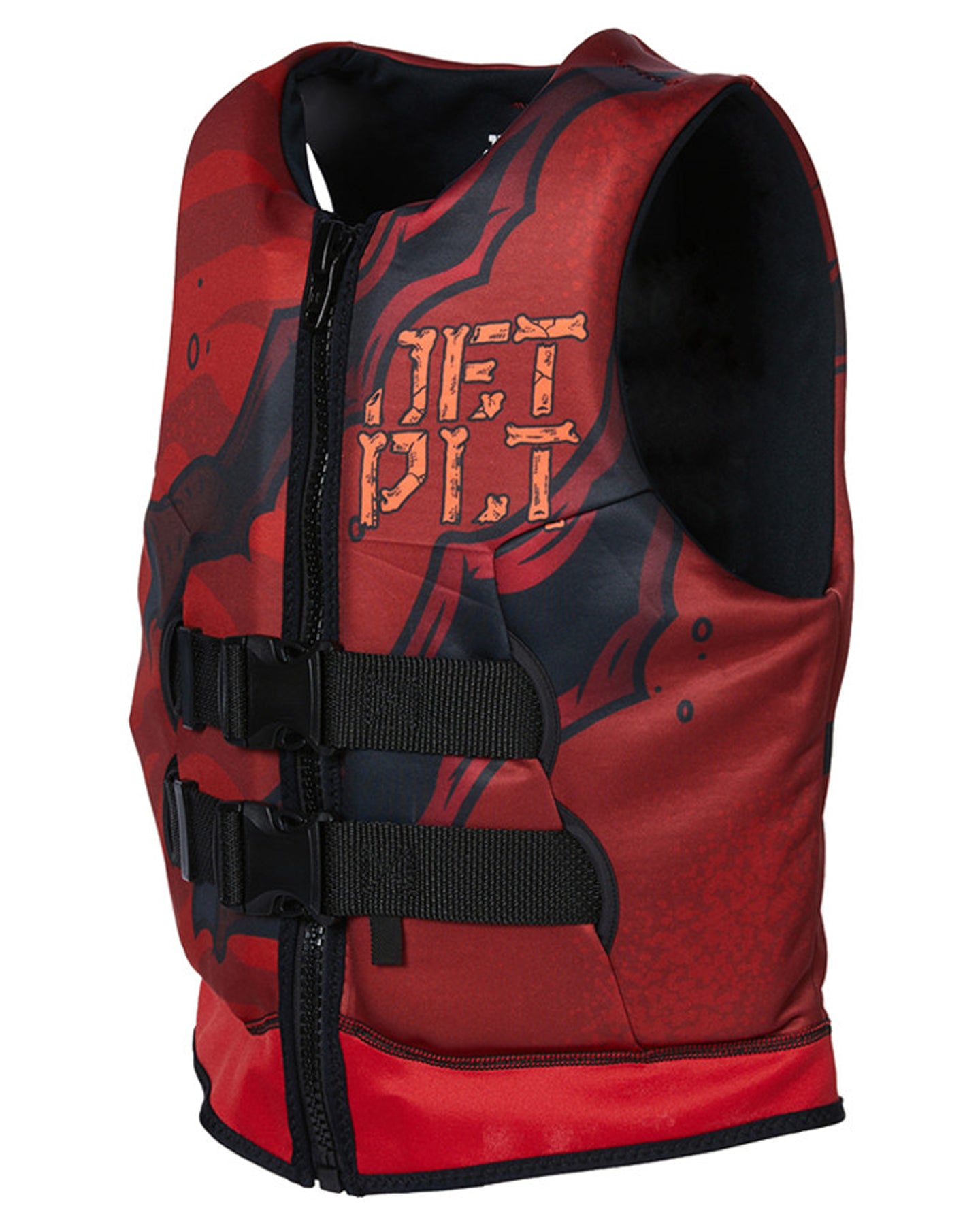 Jetpilot Boys Rex Youth Cause Neo Vest - Red - 2024