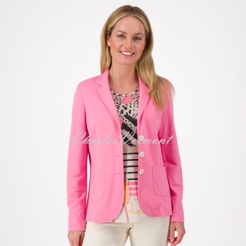 Just White Blazer - Style J2915-220 (Pink)