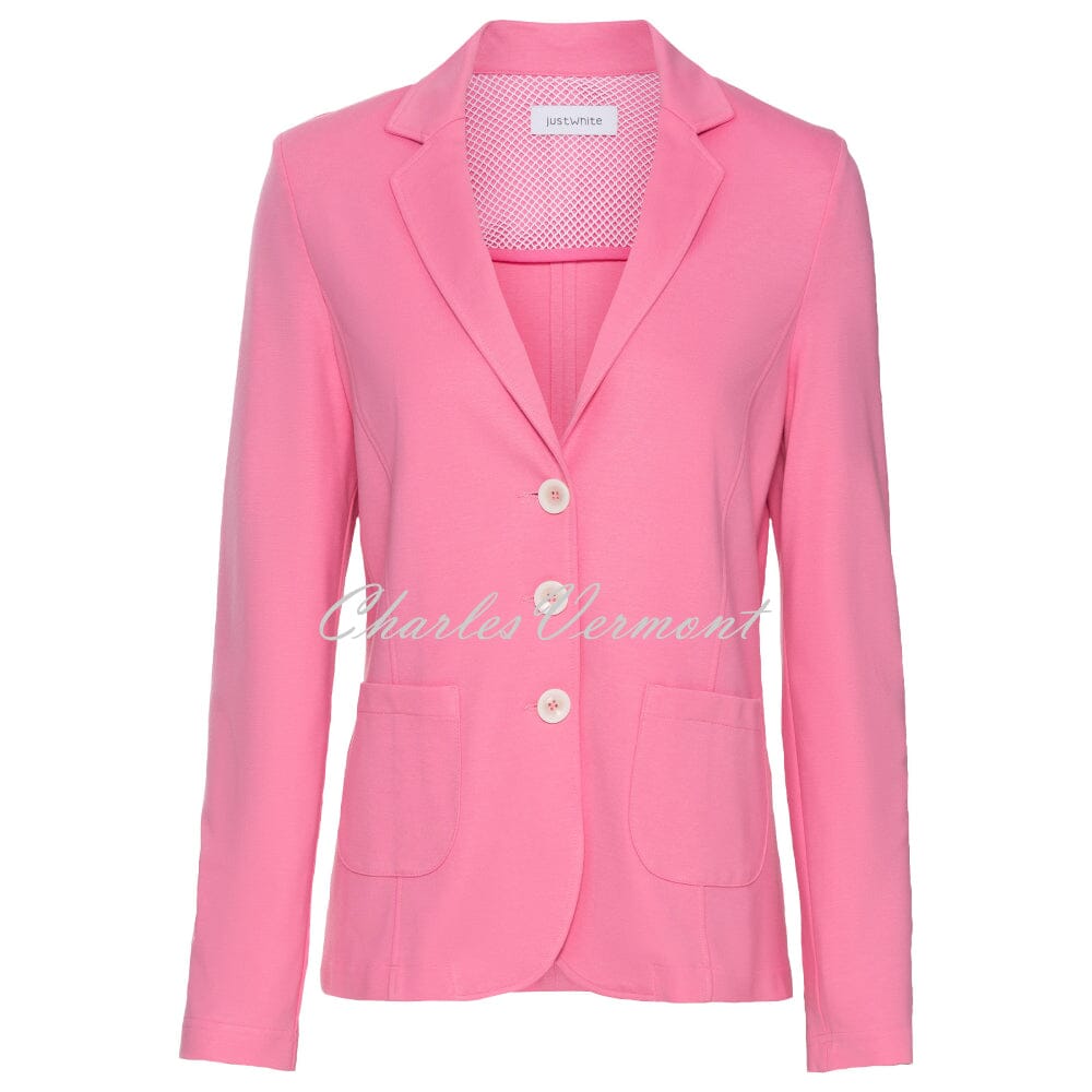 Just White Blazer - Style J2915-220 (Pink)