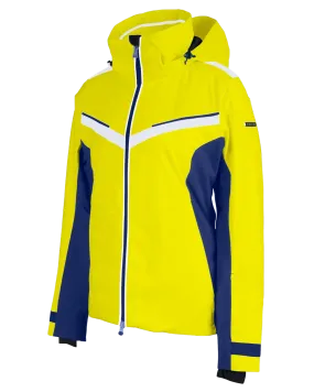 Karbon Solitare Diamond Tech Women's Snow Jacket - Lemon