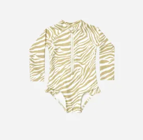 Kids Rylee & Cru Rashguard - Zebra